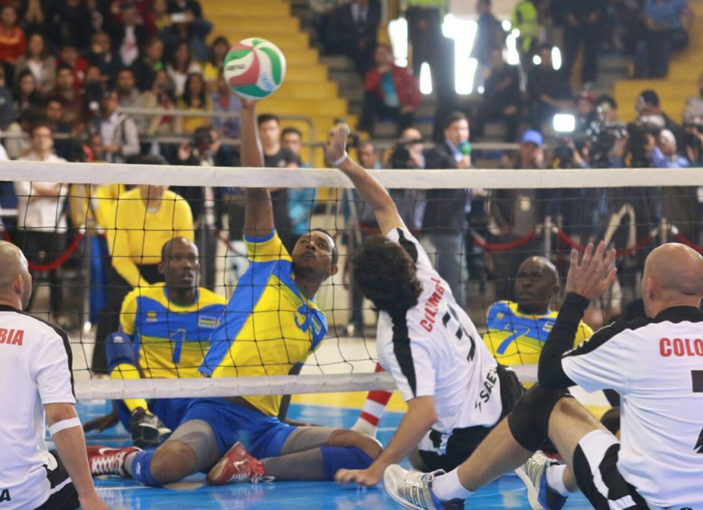 juego de voleibol ruanda vs colombia