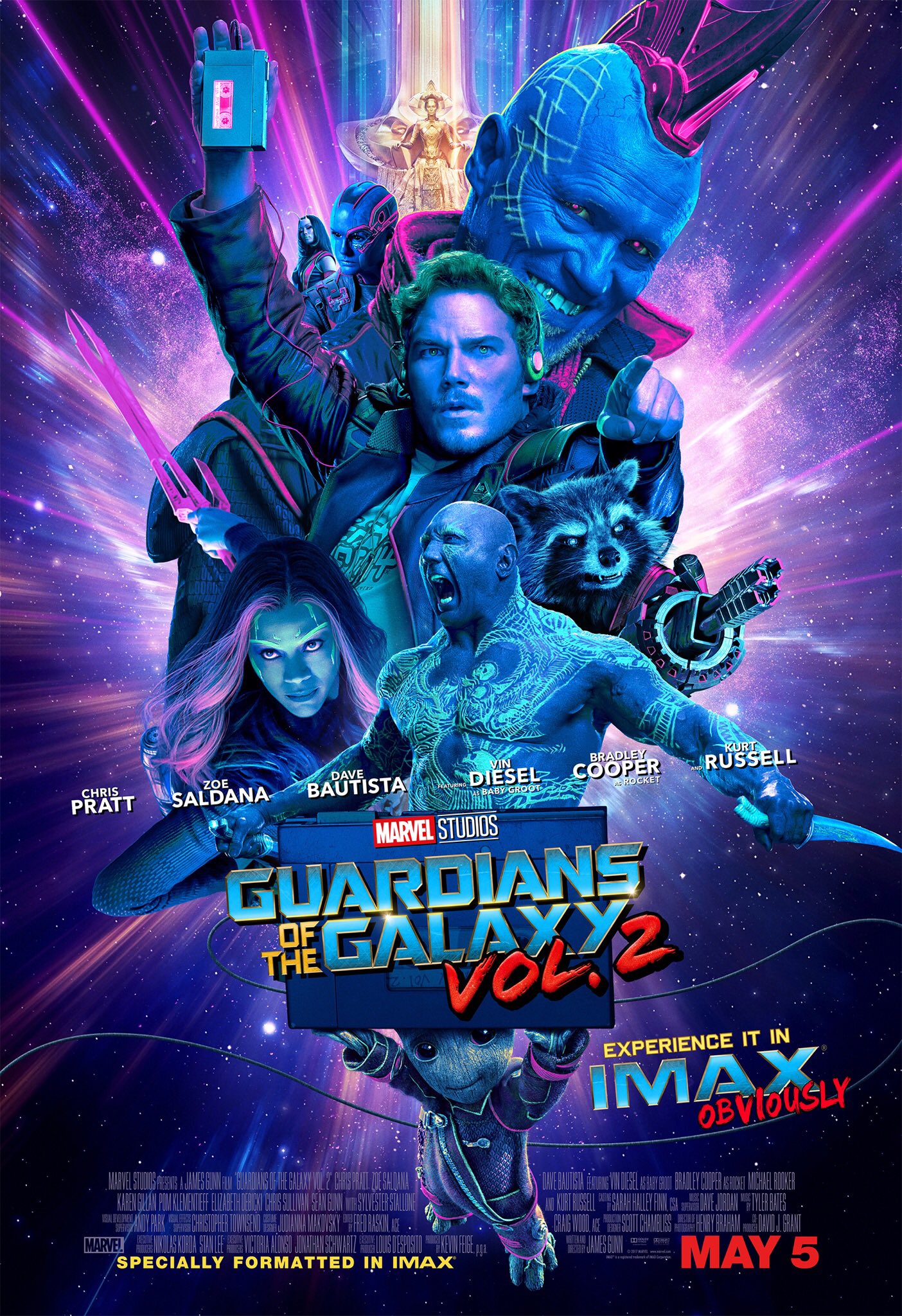 Guardians of the Galaxy Vol.2 Imax poster