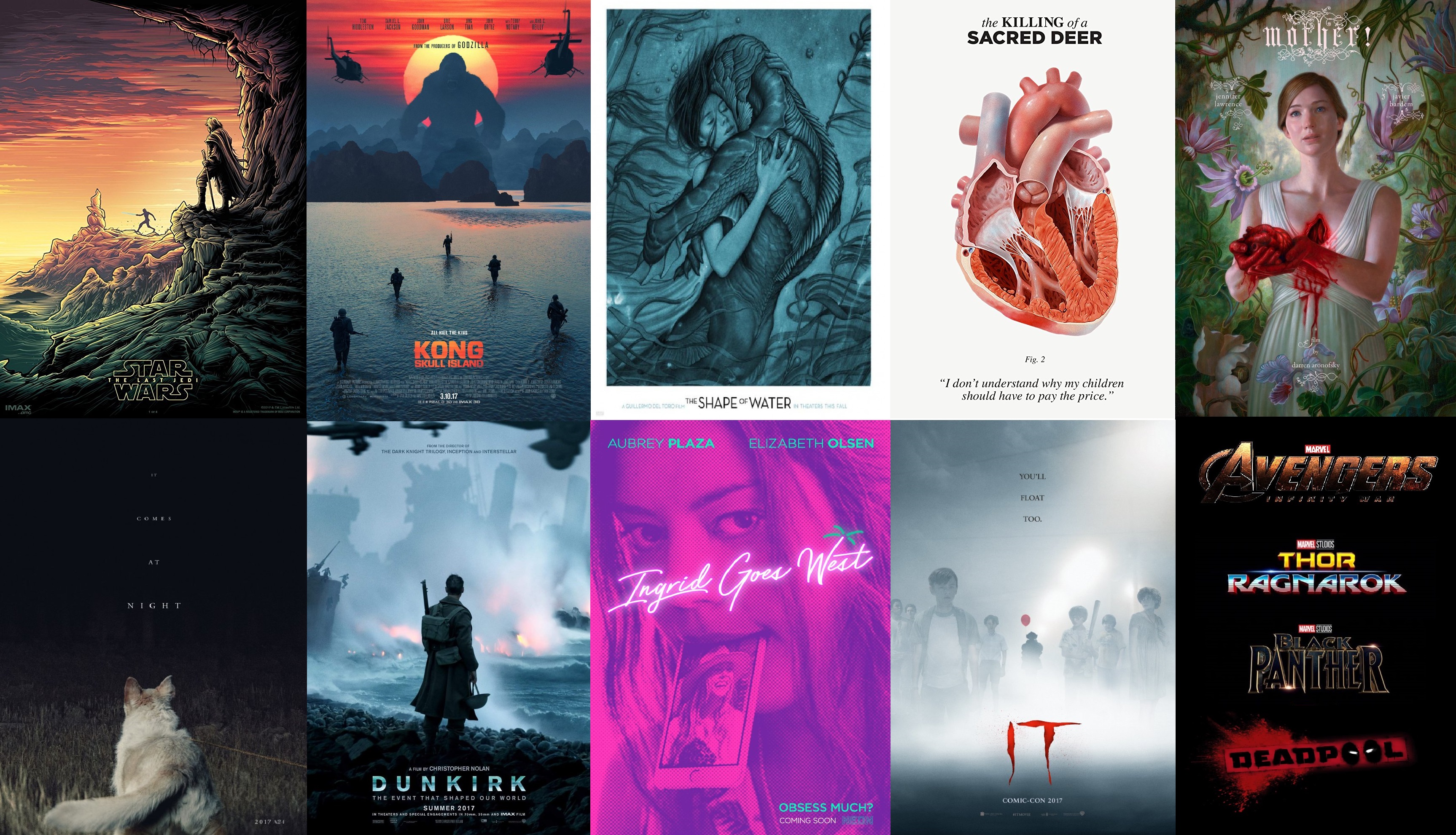 posters de 10 trailers en 2017