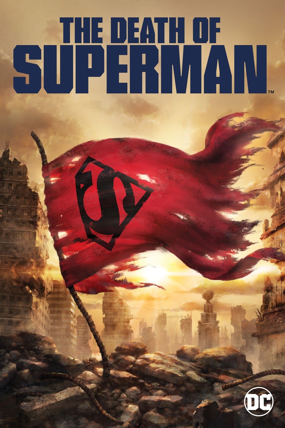 poster the death of superman